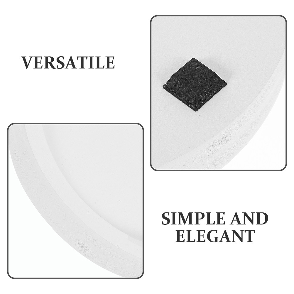 White Round Thickened Cement-L - огляд і ціна Humidity Tray Pebble