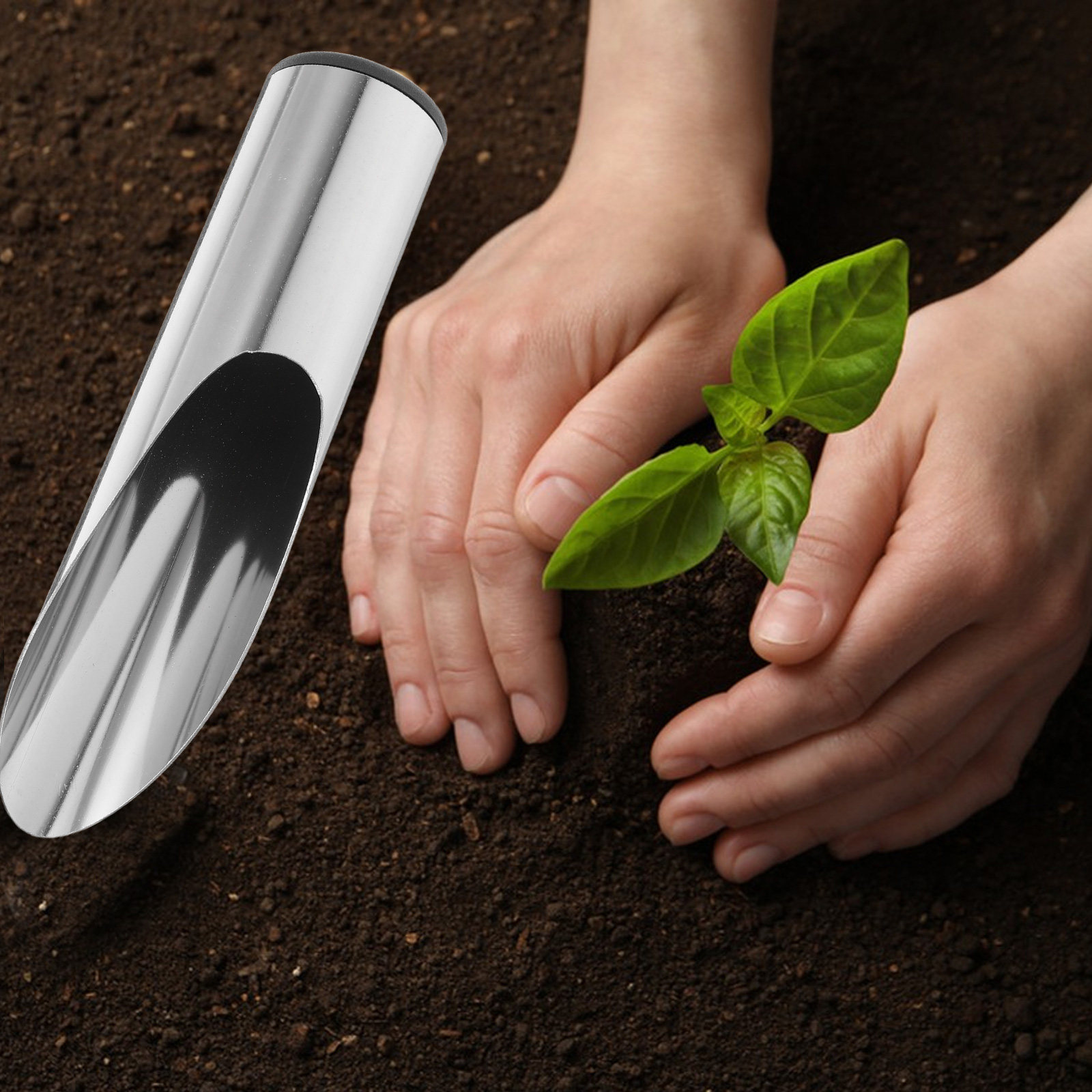Stainless Steel Garden Shovel  - огляд і ціна Soil Scoop Tool
